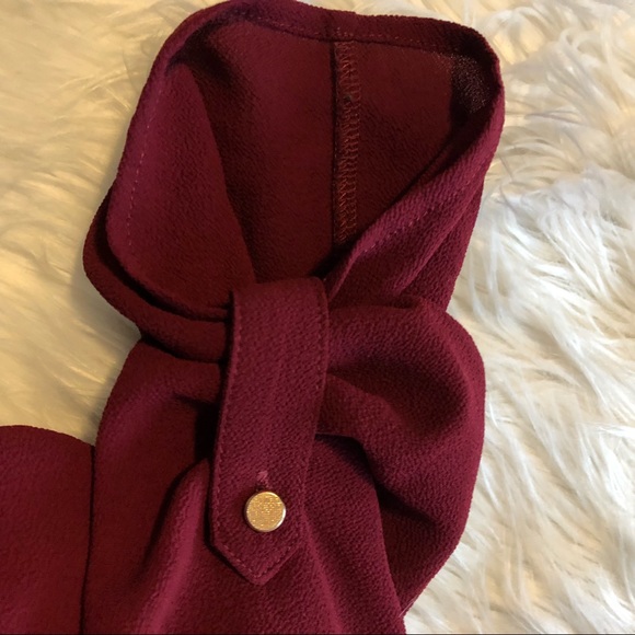 🌺 Meraki Women’s Burgundy Dress Size S - Picture 5 of 8